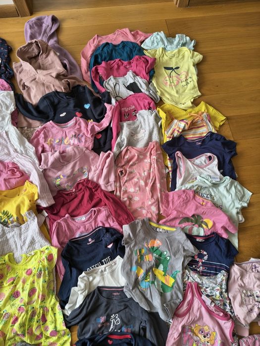 Paka ubranek dla dziewczynki rozmiar 86