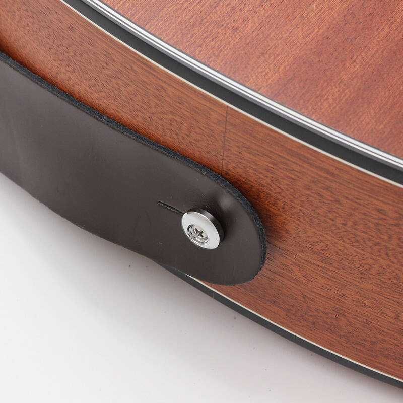 Zaczep do paska gitary srebrny Kera Audio AS-022-S para