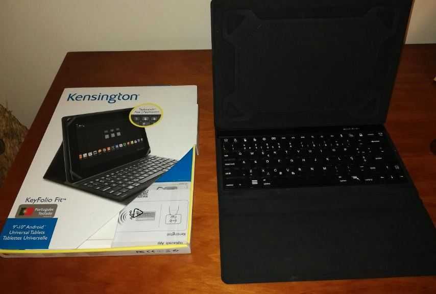 Teclado Capa NOVO, Excelente Qualidade, Universal