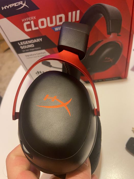 Słuchawki HYPERX Cloud III Wired Nauszne, Dźwięk przestrzenny Czarny