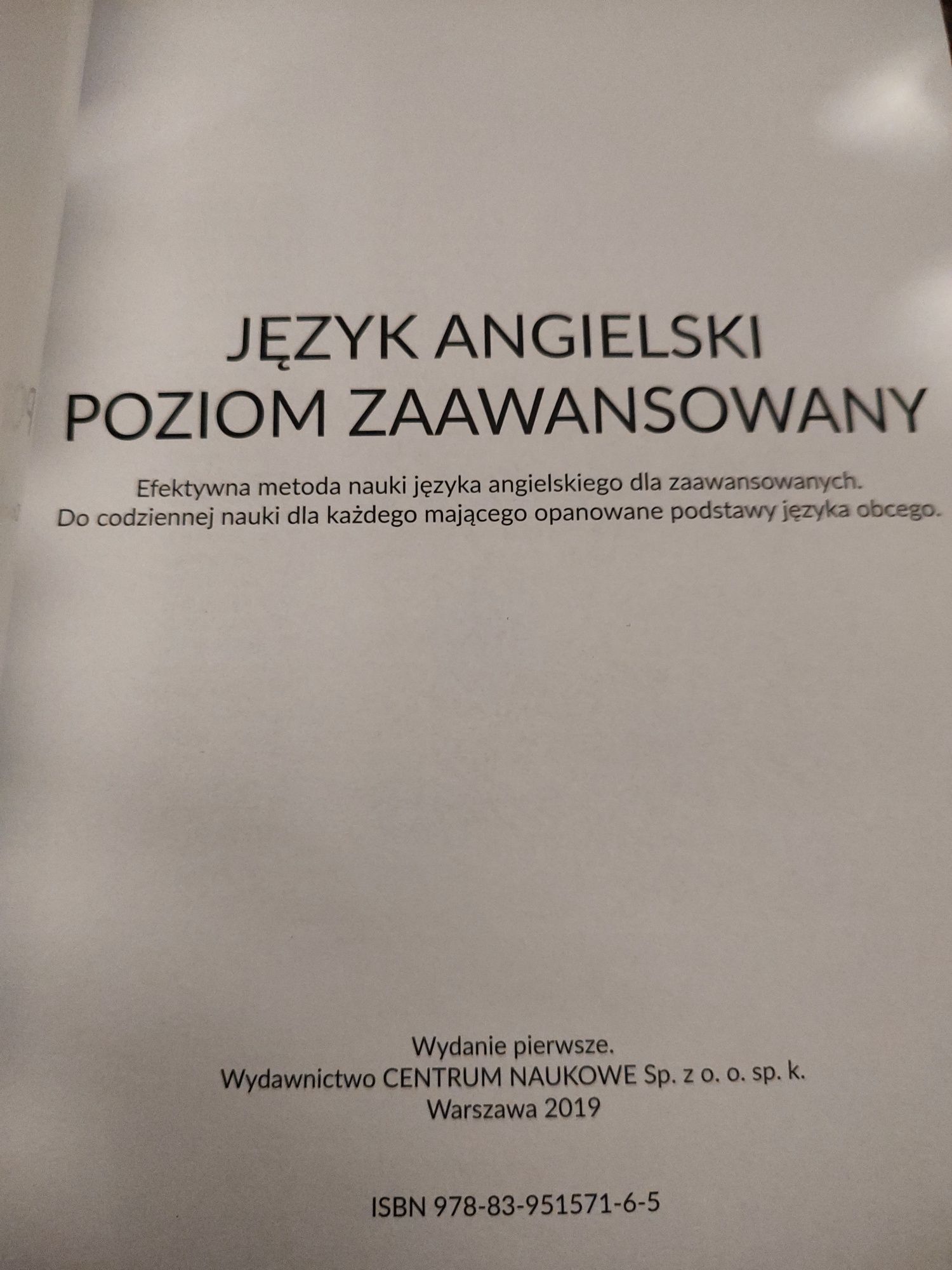 Angielski poziom zaawansowany podręcznik+CD