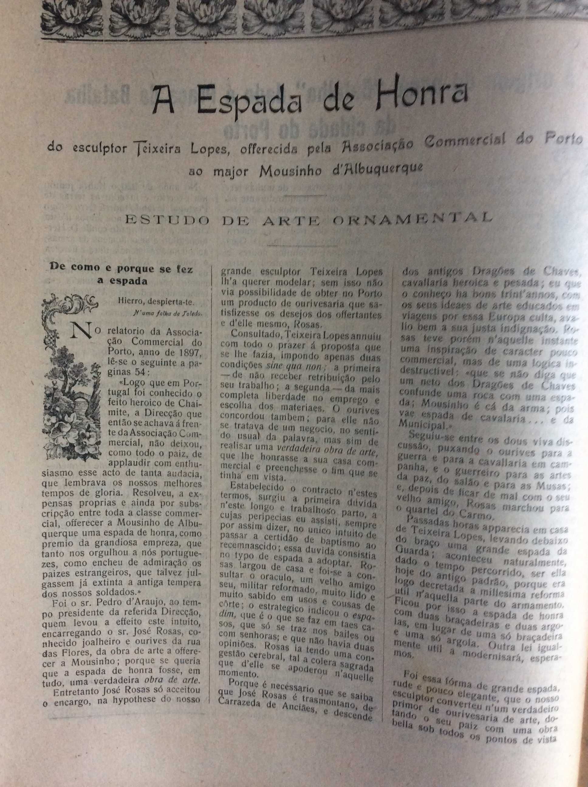 Um pouco da história do Porto e arredores, 1919. Edição escassa