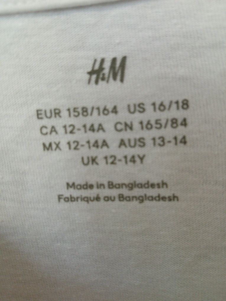 Biała koszulka H&M
