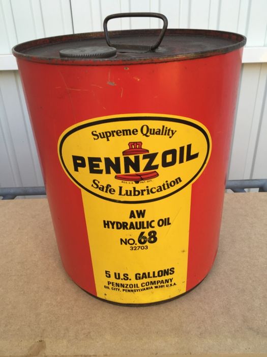 lata oleo Pennzoil