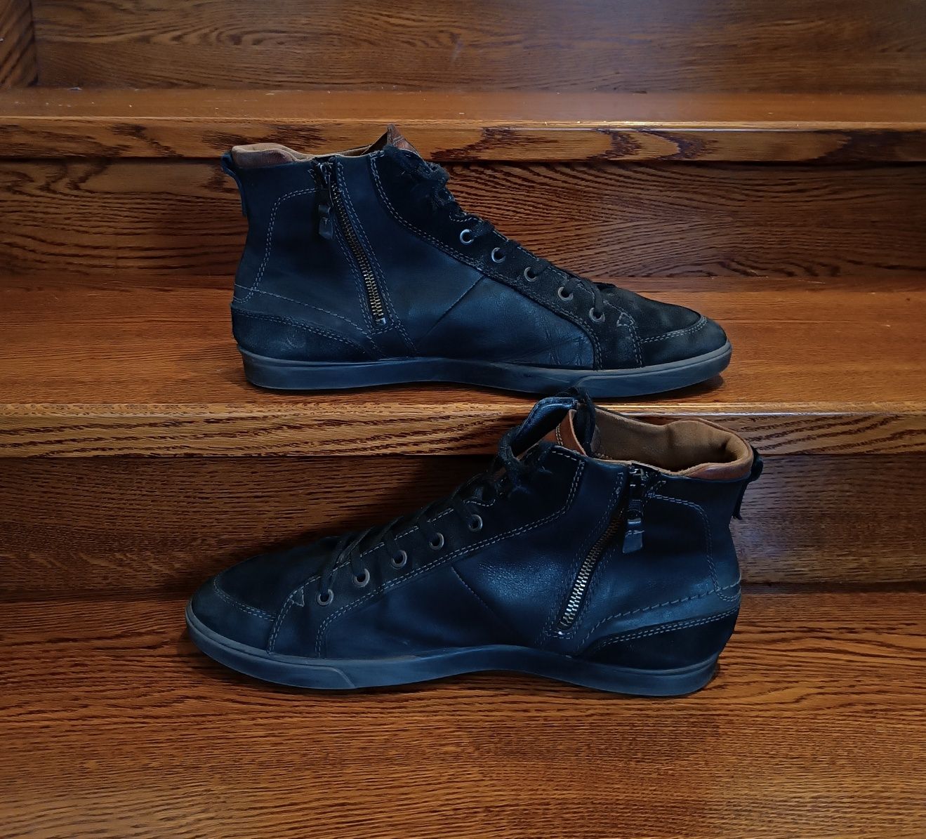 Buty Skórzane Ecco Sneakersy Oryginalne r. 44