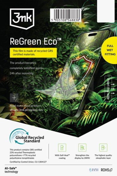 Folia hydrożelowa 3MK REGREEN ECO - do IPHONE X