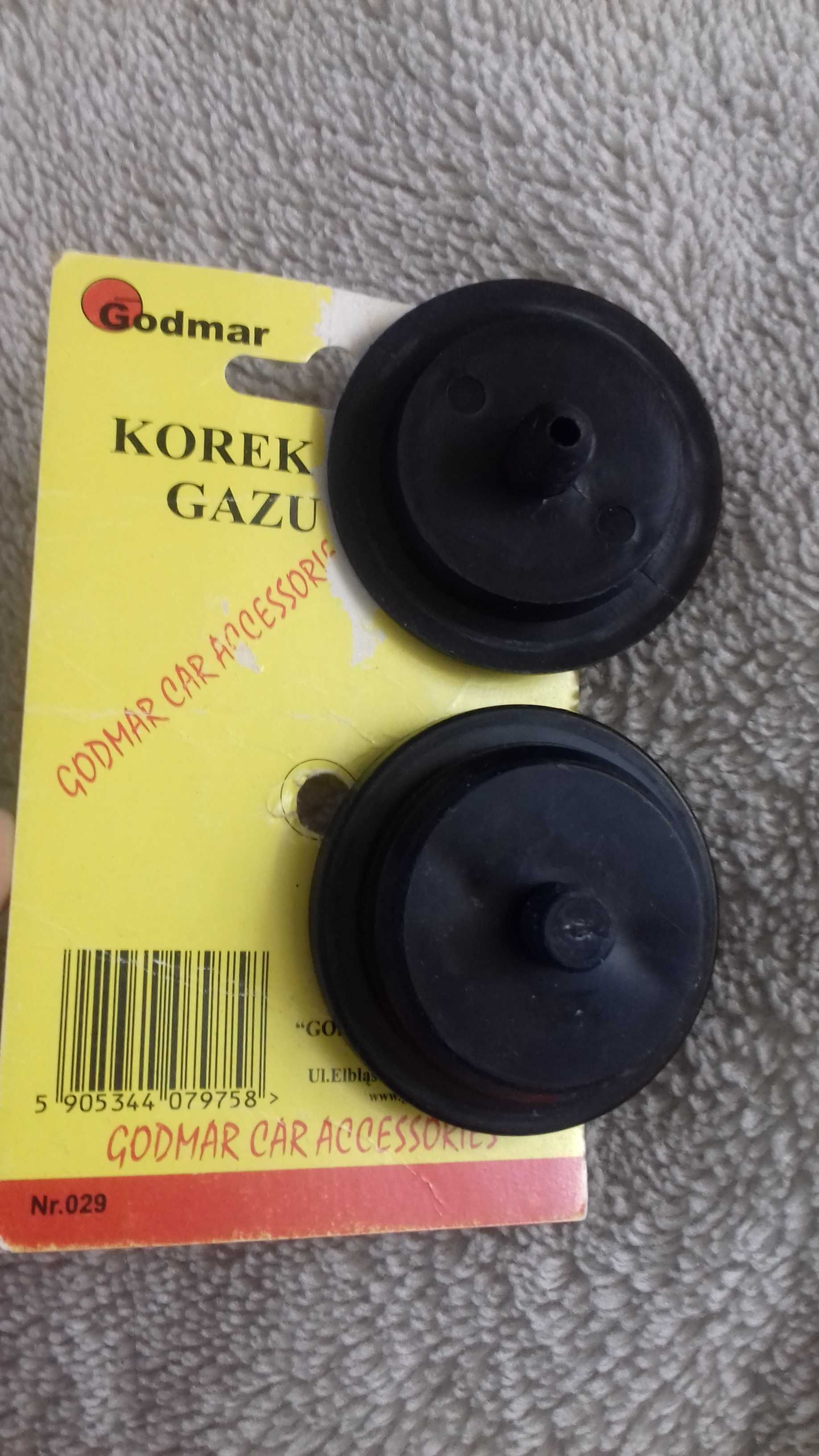 Korek do gazu zatyczka