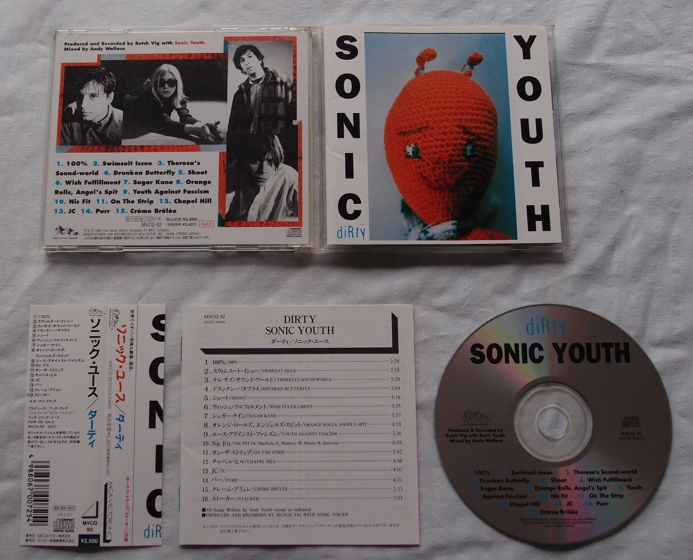 Sonic Youth - Dirty CD wydanie japońskie z OBI