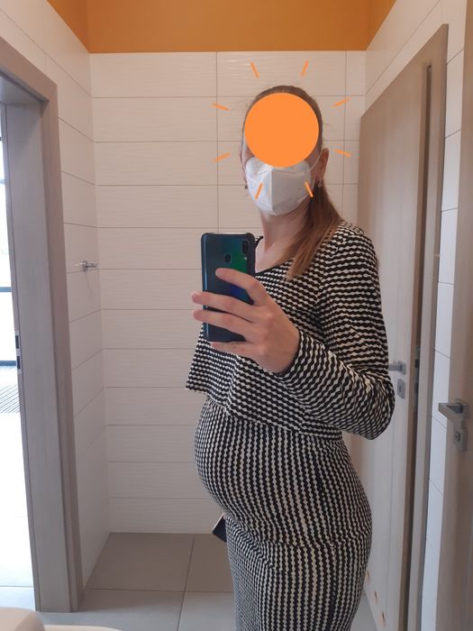 Paczka H&M Mama eleganckie spodnie komplet