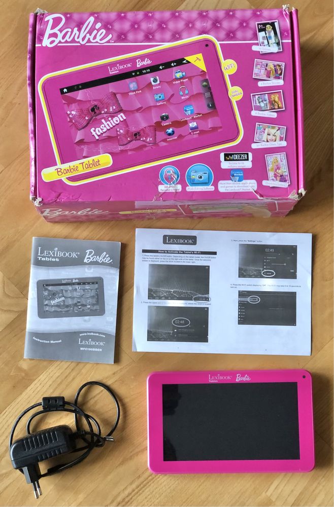 Barbie Tablet Lexibook różowy dla dziewczynki UNIKAT Android 4.1