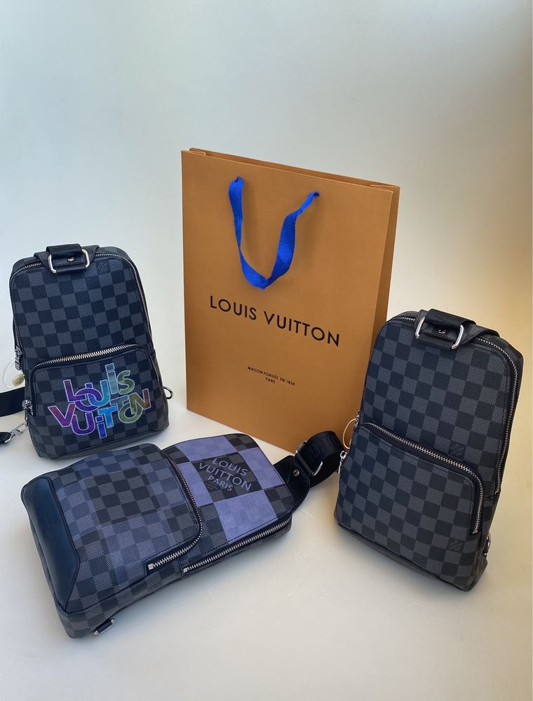 Louis Vuitton сумка,бананка,слинг,через плечо,мессенжер