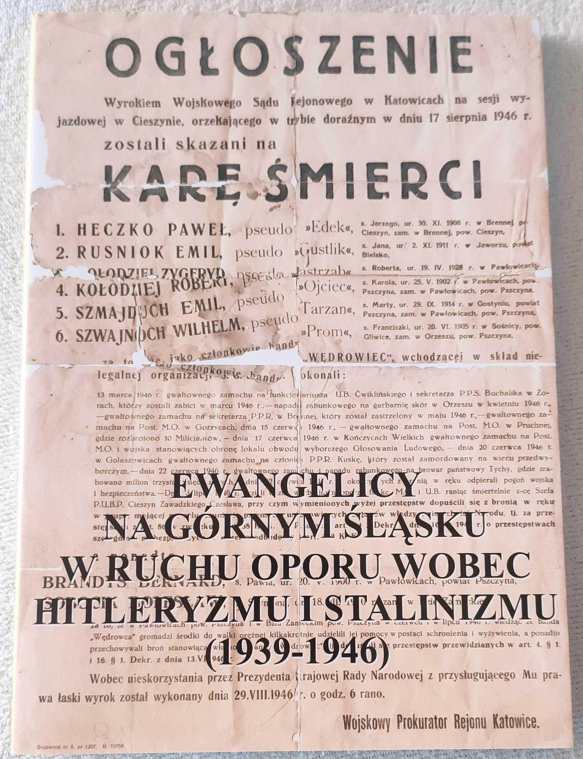 Ewangelicy na Górnym Śląsku w ruchu oporu wobec hi... - red. J. Szturc