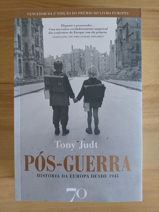 Livro "Pós-Guerra - História da Europa desde 1945" de Tony Judt - novo
