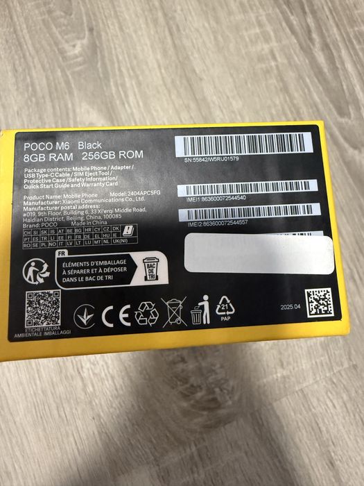 Telefon POCO M6 nowy