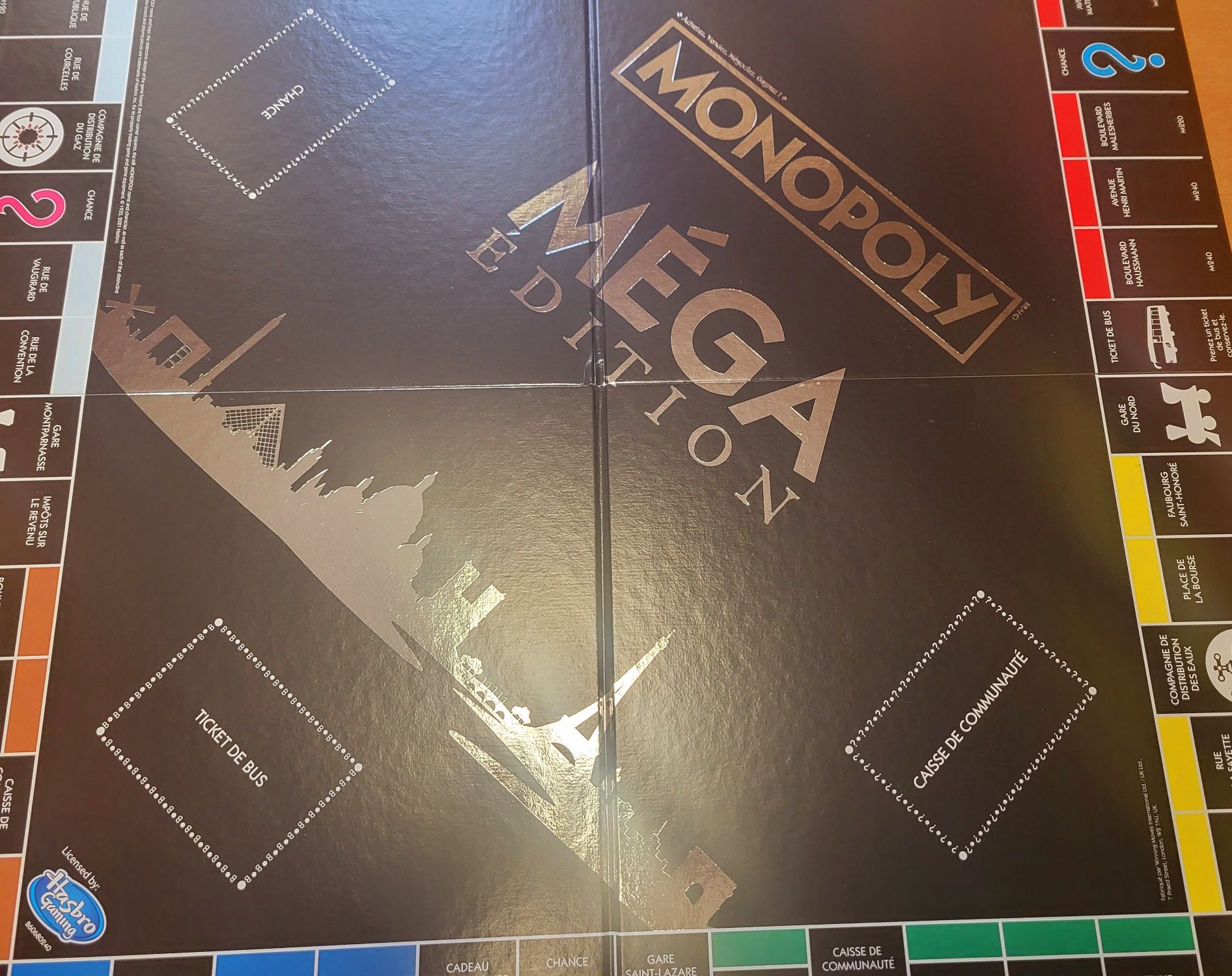 Monopoly, gra planszowa, Edycja Mega GOLD Francja