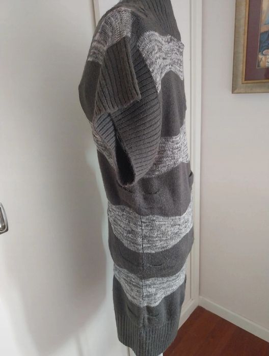 Vestido inverno | ICHI | castanho cinzento | Tamanho S | novo