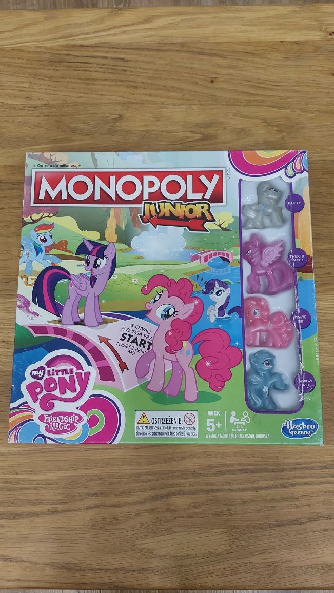 Monopoly junior My Little Pony Hasbro wiek 5+