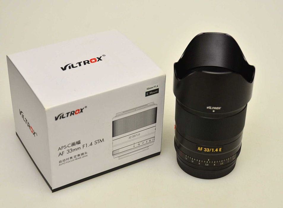 Obiektyw  Viltrox AF 33 mm f/1.4 Sony E Jak nowy, Gwarancja!