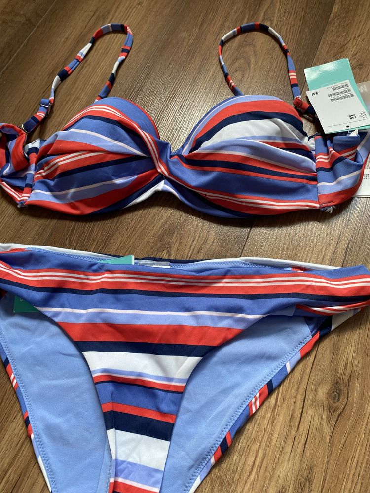 H&M strój kąpielowy 38 75B dwuczęściowy nowy