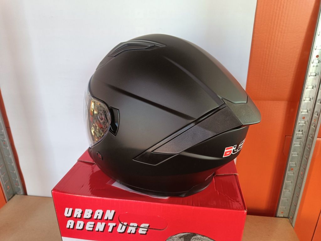 Kask motocyklowy otwarty BLENDA czarny mat BLEXX XS S M L XL XXL
