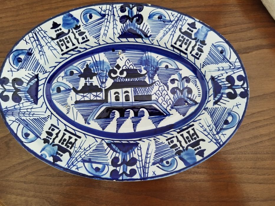 Travessa Pintada à mão