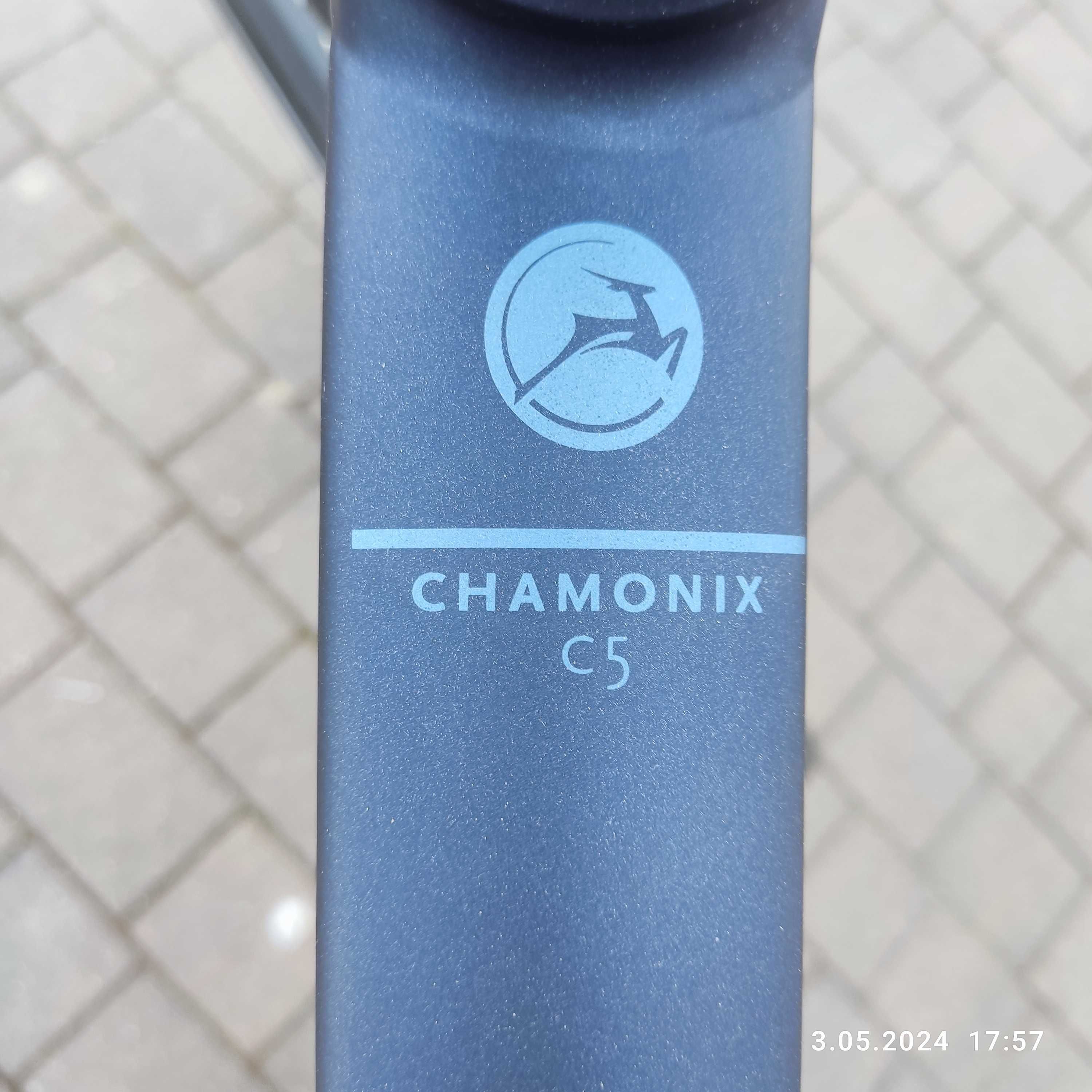 Rower Męski Elektryczny GAZELLE Chamonix C5 Pasek 2021 r H65