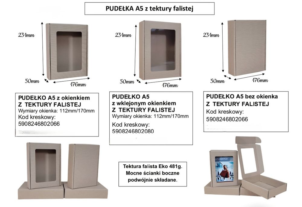 Pudełko z tektury falistej