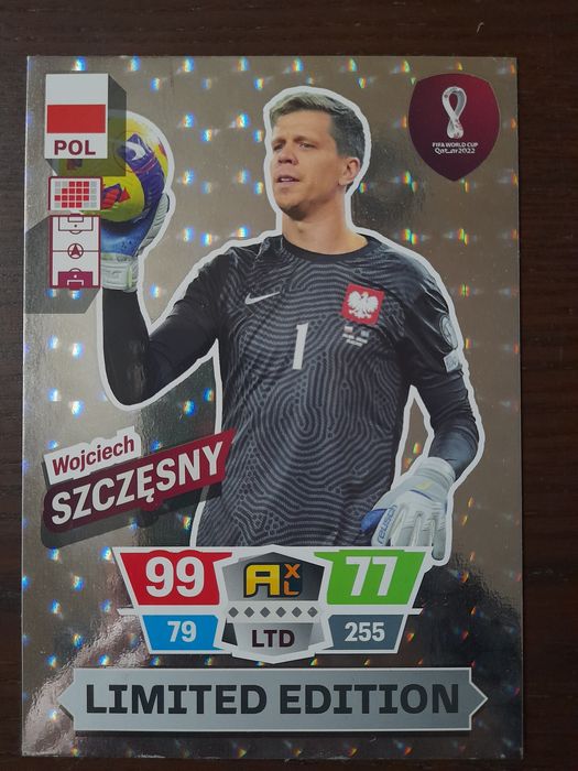 Karta XL Wojciech Szczęsny limitowana Katar Qatar Fifa