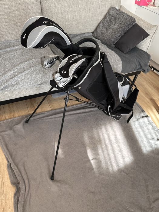 Zestaw kije golfowe z torba kompletny 6-9 PS PW driver hybryda  wwa