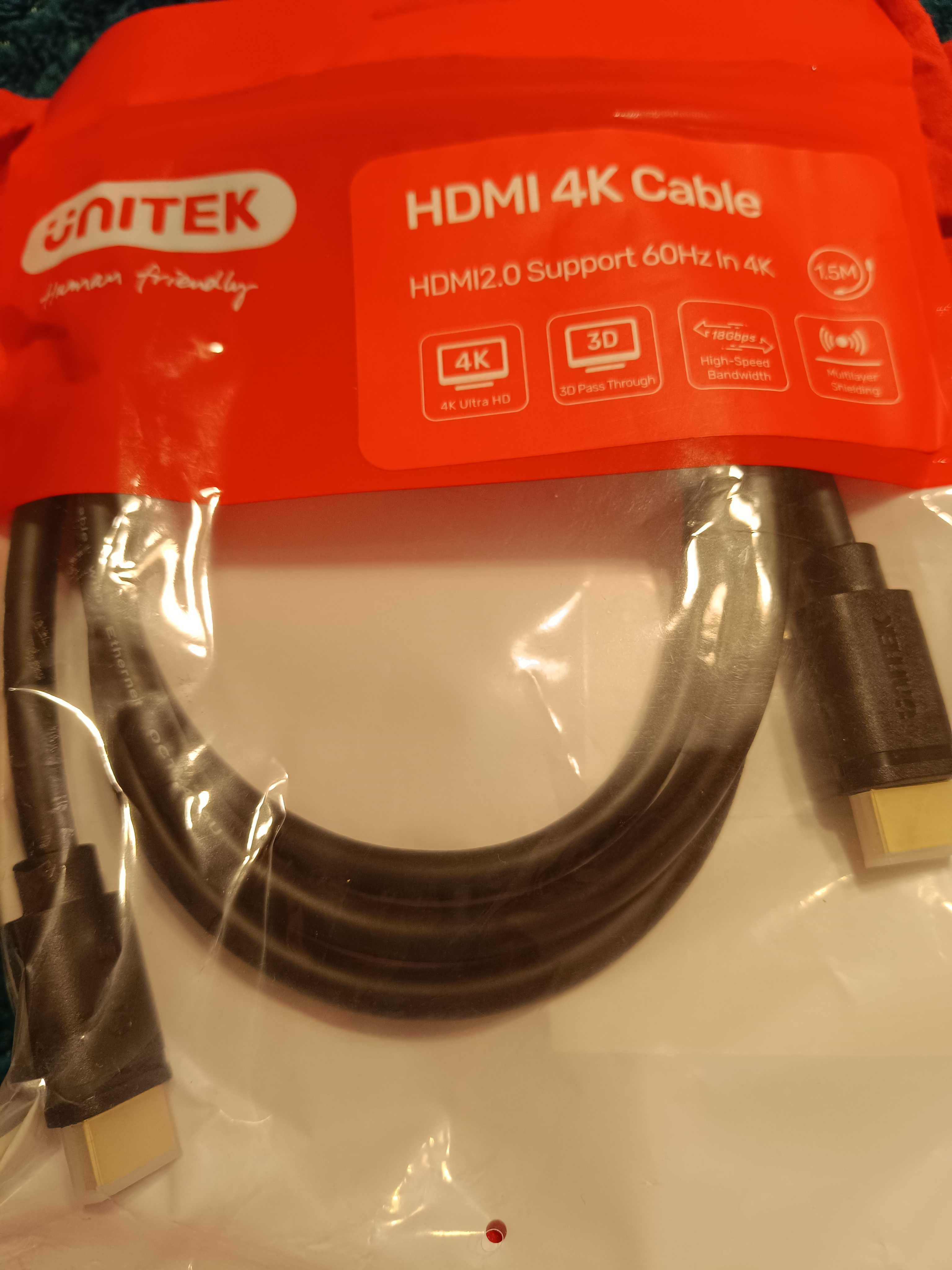 HDMI 4K Cable HDMI 2.0 support 60Hz in 4K 1.5M Unitek