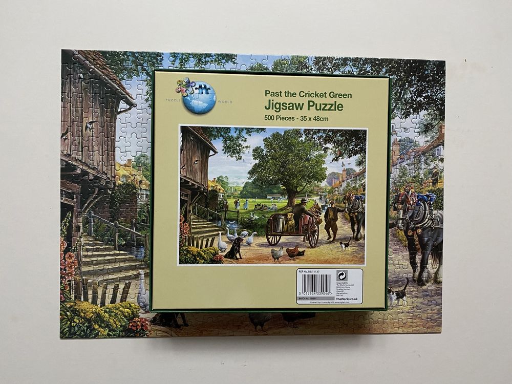 KOMPLETNE puzzle Jigsaw 500 “Past the Cricket Green”