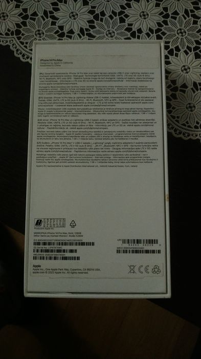 iPhone 14 pro max gold 256