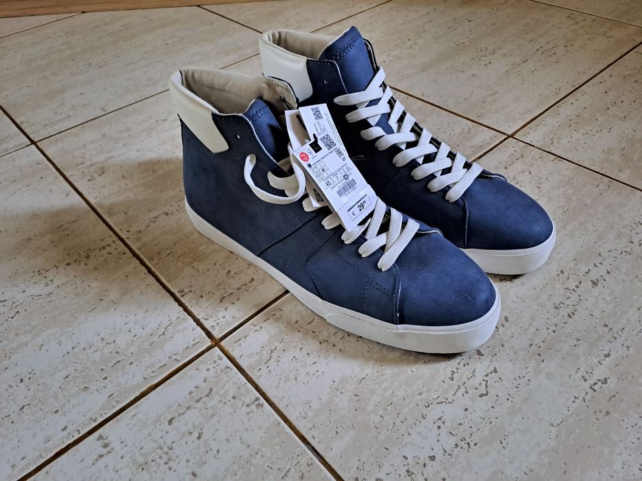 Високі кеди, Ботинки Zara сині