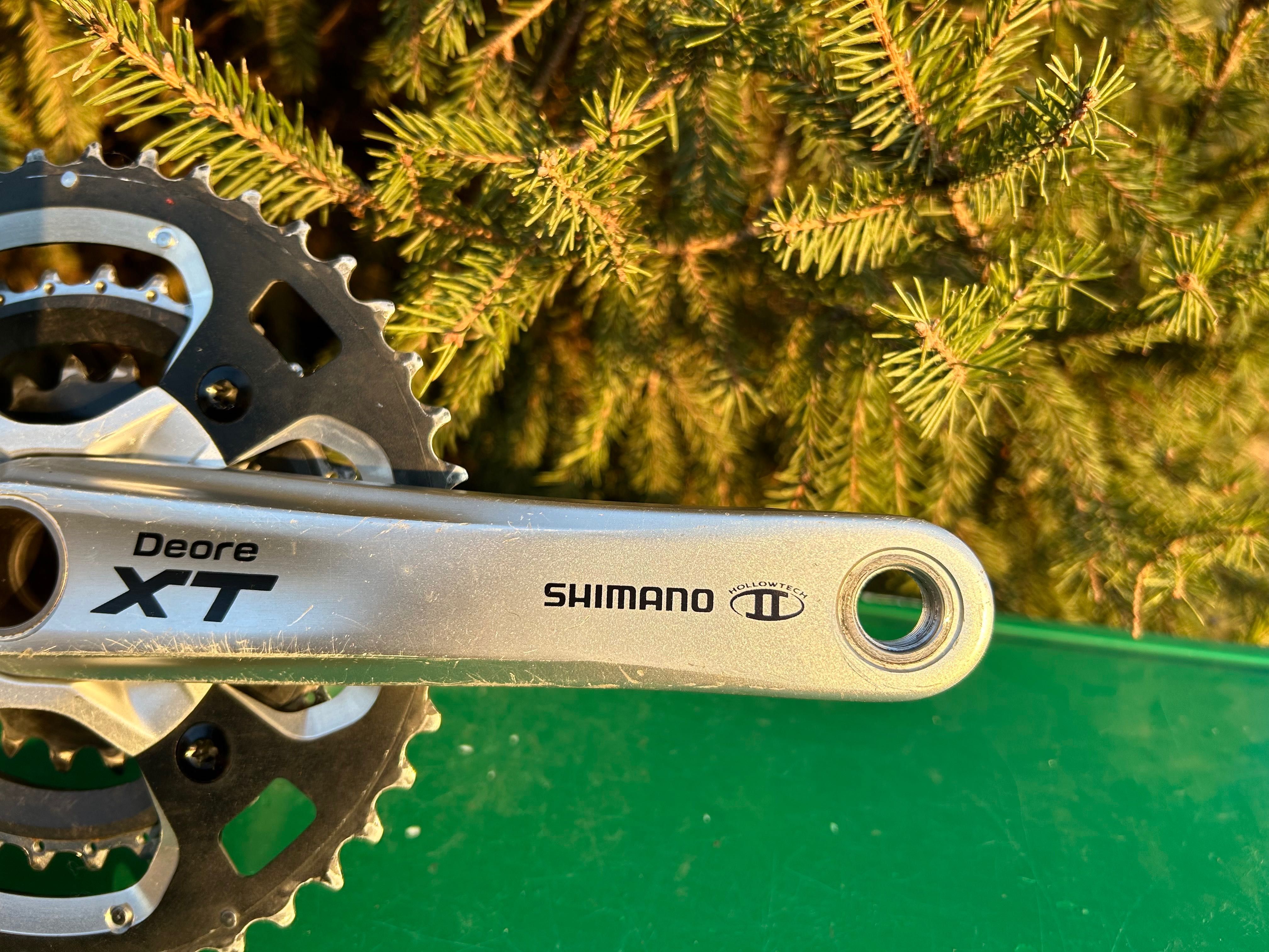 170 мм Шатуны, система Shimano Deore XT FC-M770