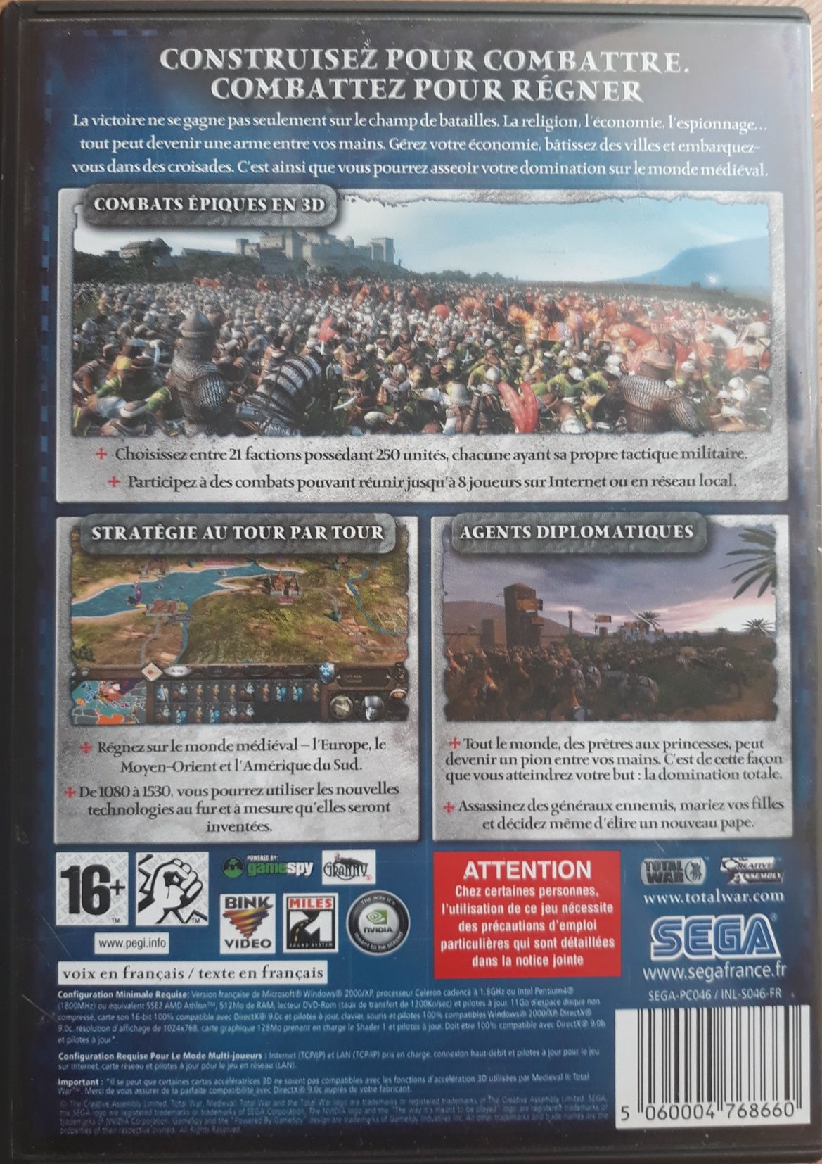 Jogo Pc Medieval 2 Total War (2CD)