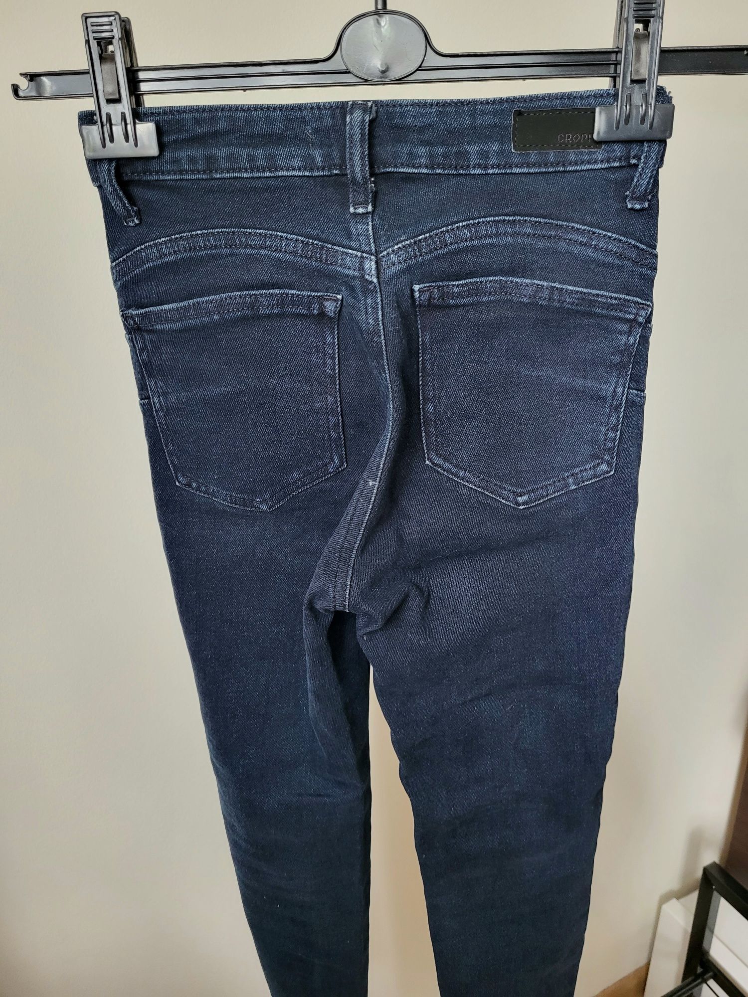 Jeansy Denim Cropp push up rozmiar xxs xs