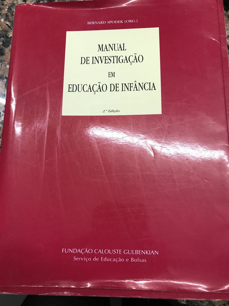 Manual de investigação em Educação de Infância