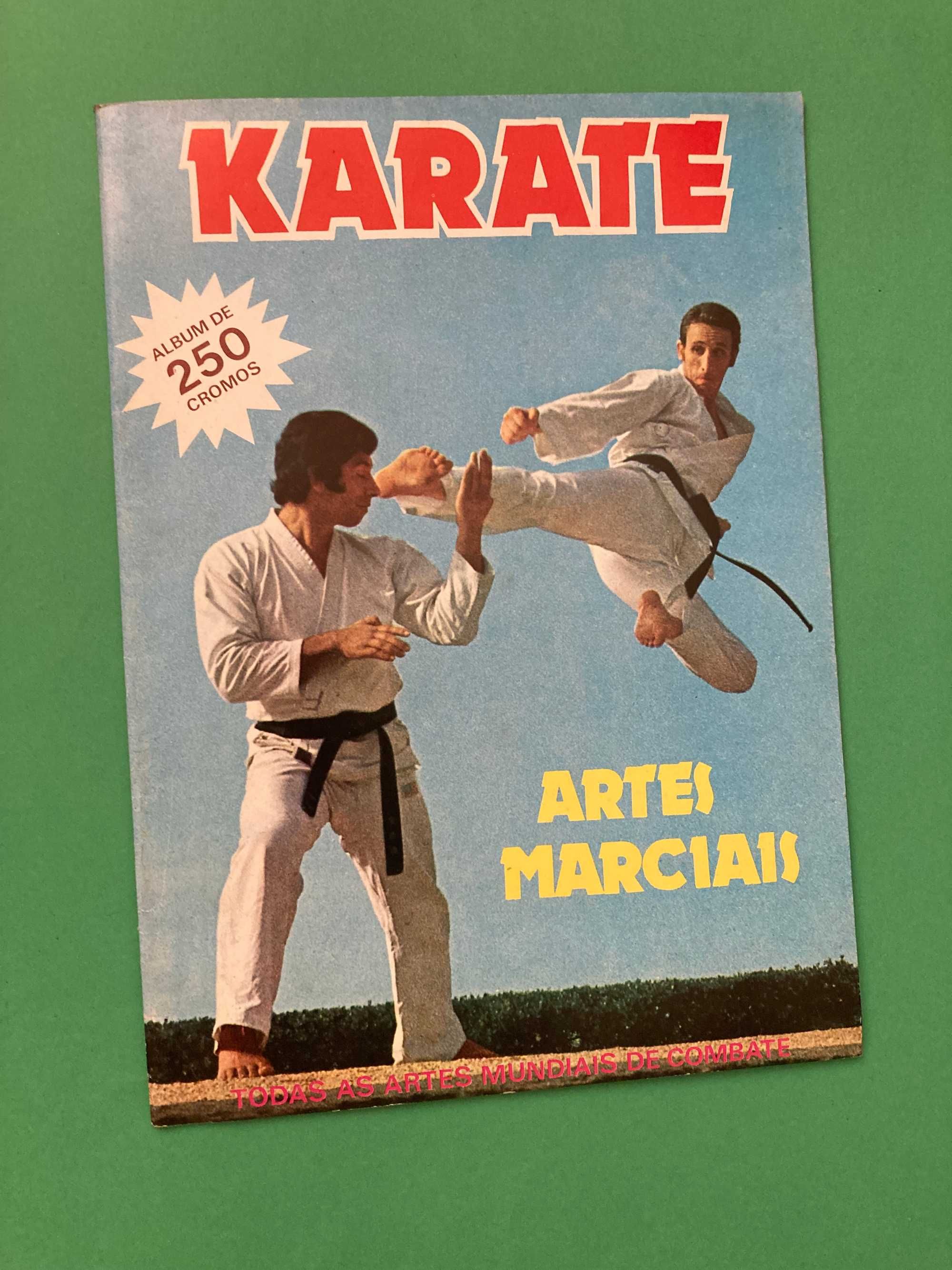 Caderneta Cromos Karate Agência Portuguesa Revistas Anos 70 Nova