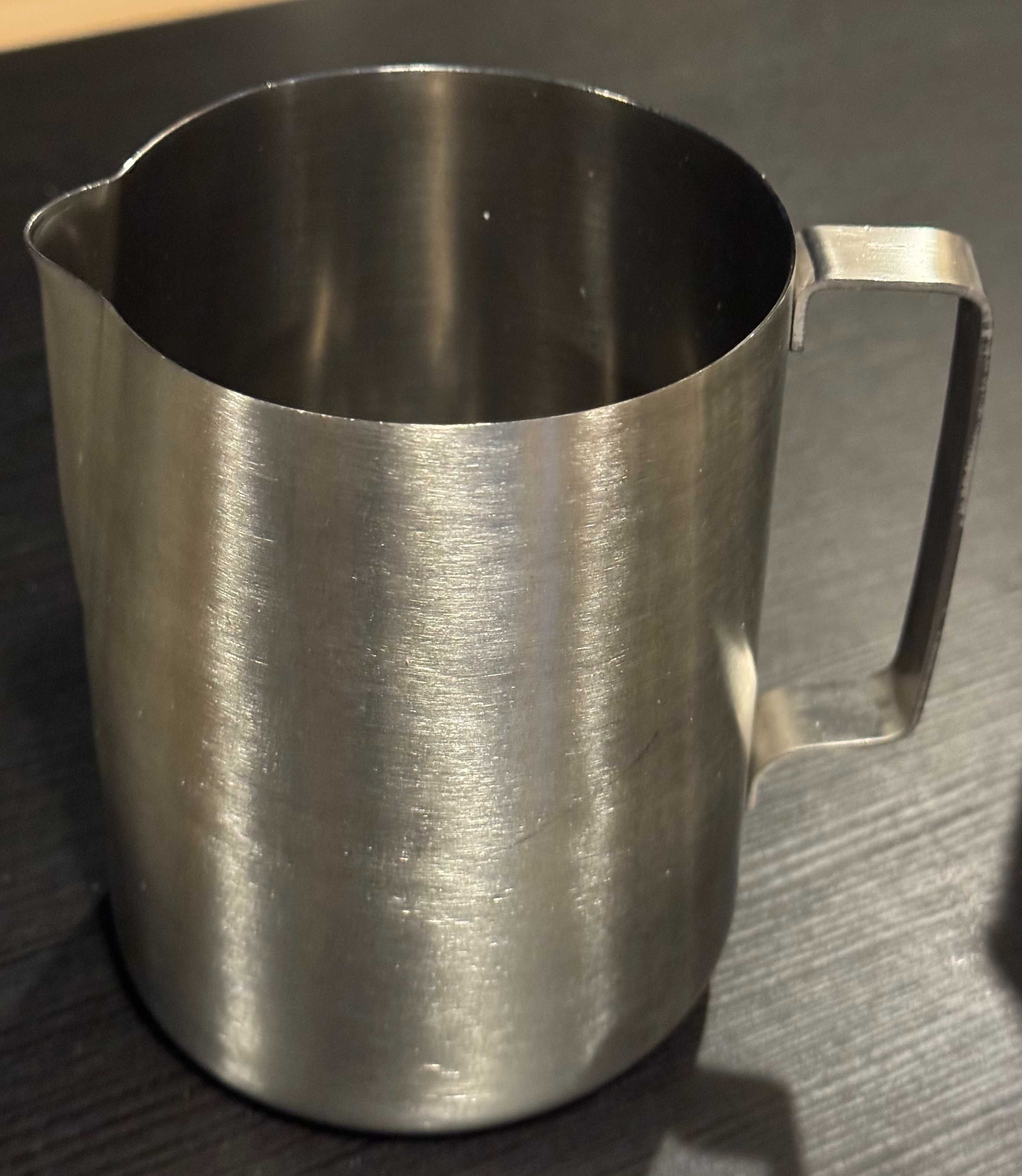Leiteira / Jarro para aquecer leite em inox