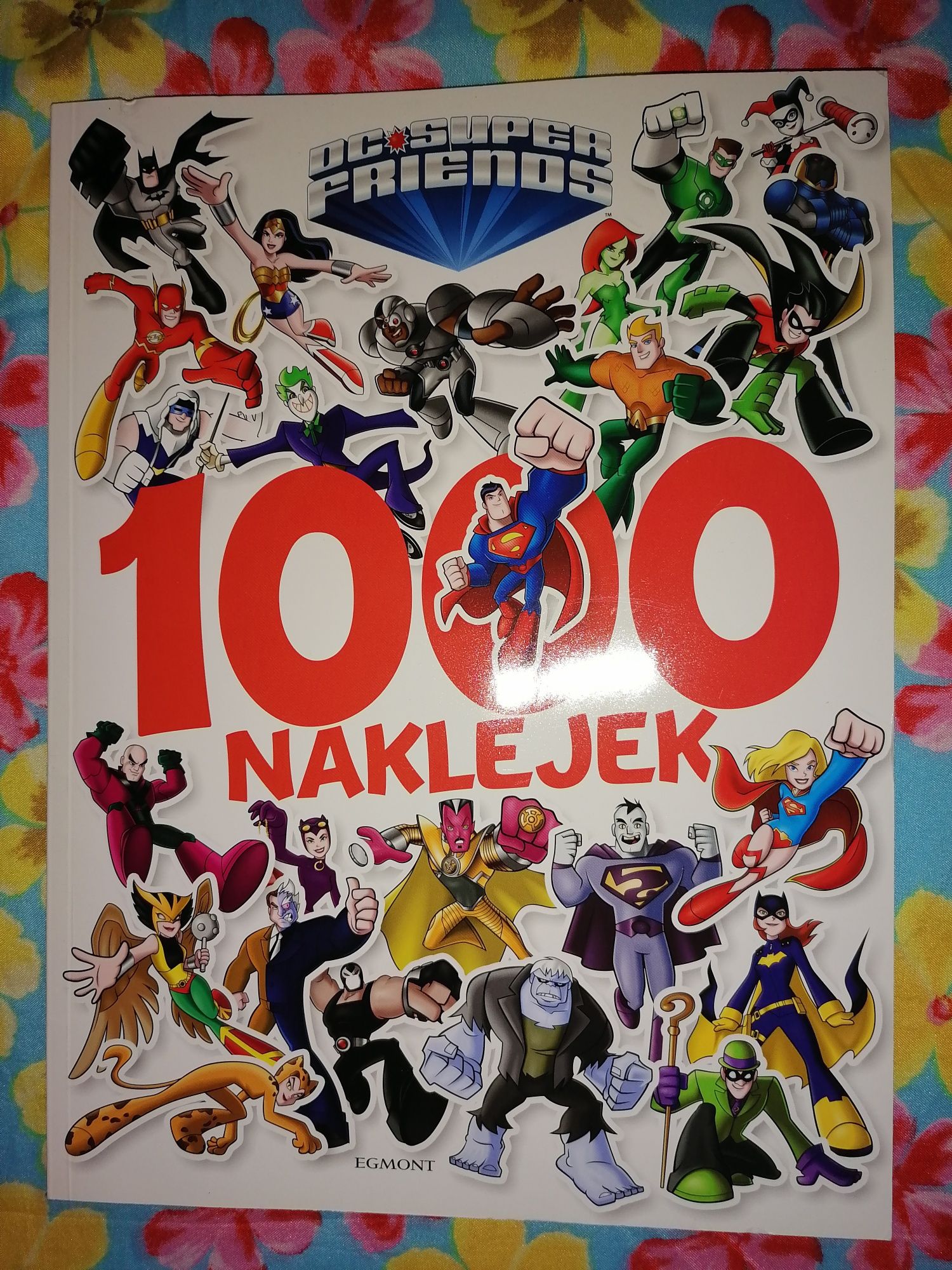 Książka 1000 naklejek DC Super Friends