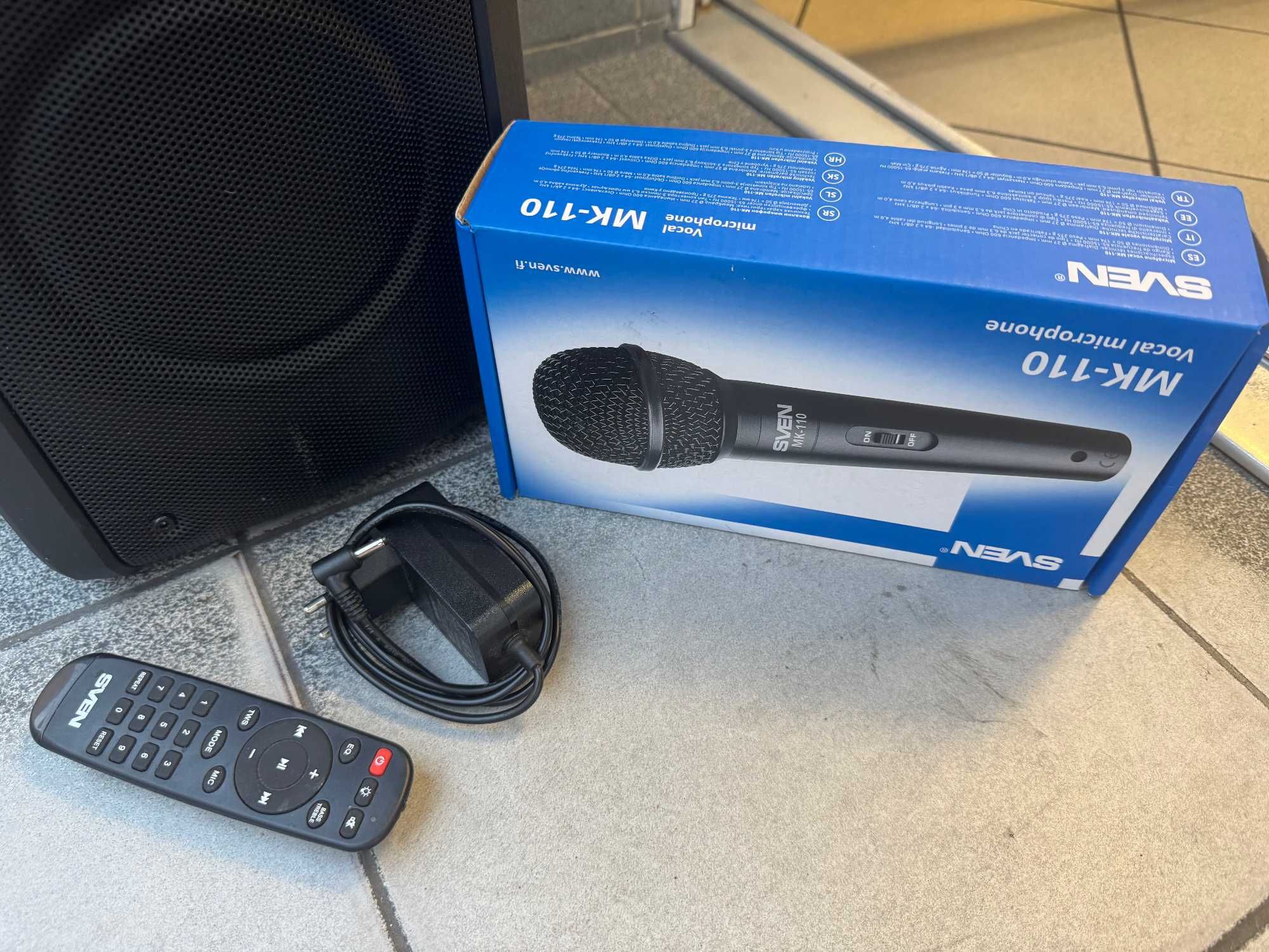 Sven Ps-710 Głośnik Bluetooth 100W Radio Fm Karaoke Bezprzewodowy