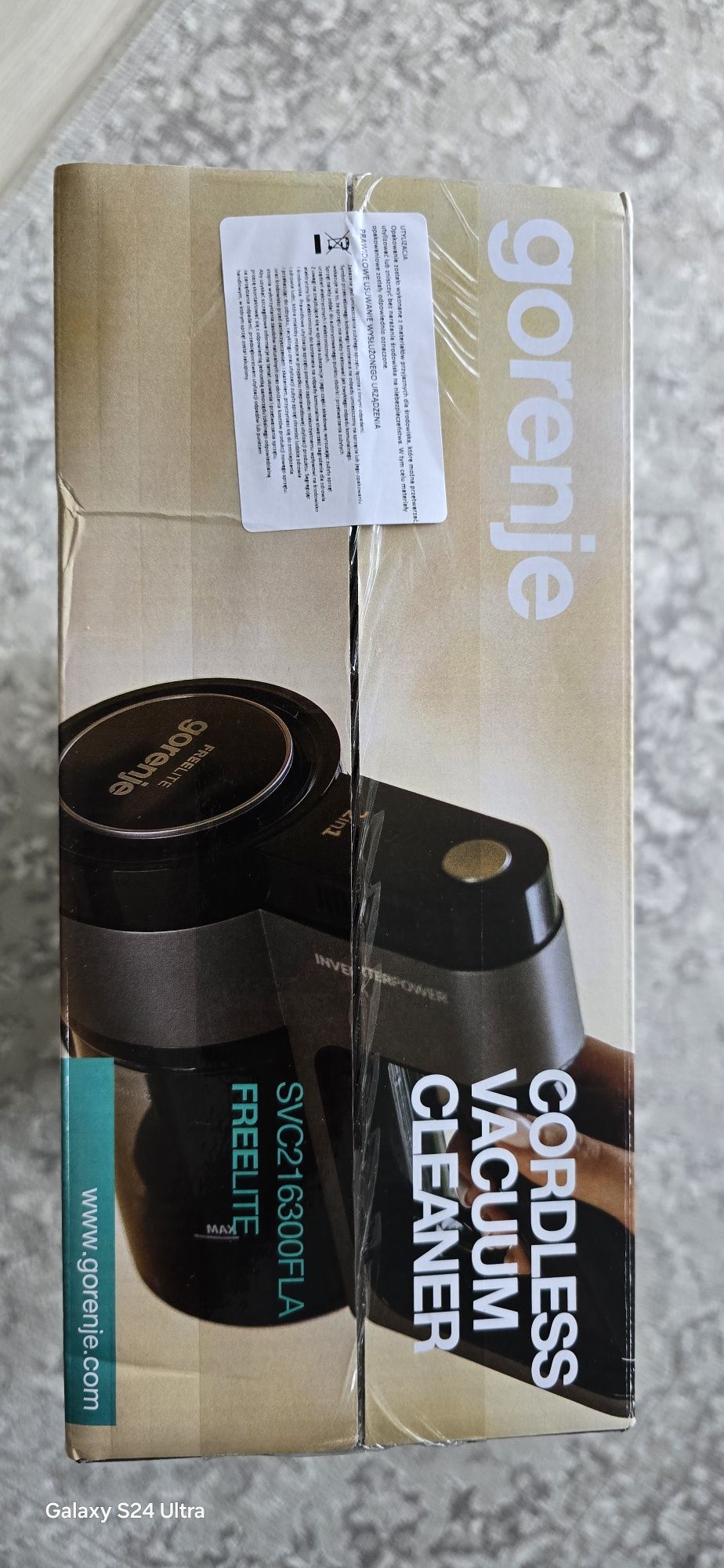 Odkurzacz Gorenje svc216300fla pionowy 2w1 na baterię