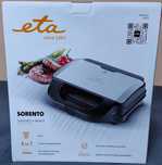 Opiekacz do kanapek, gofrownica, grill - ETA Sorento 4w1 - nowy