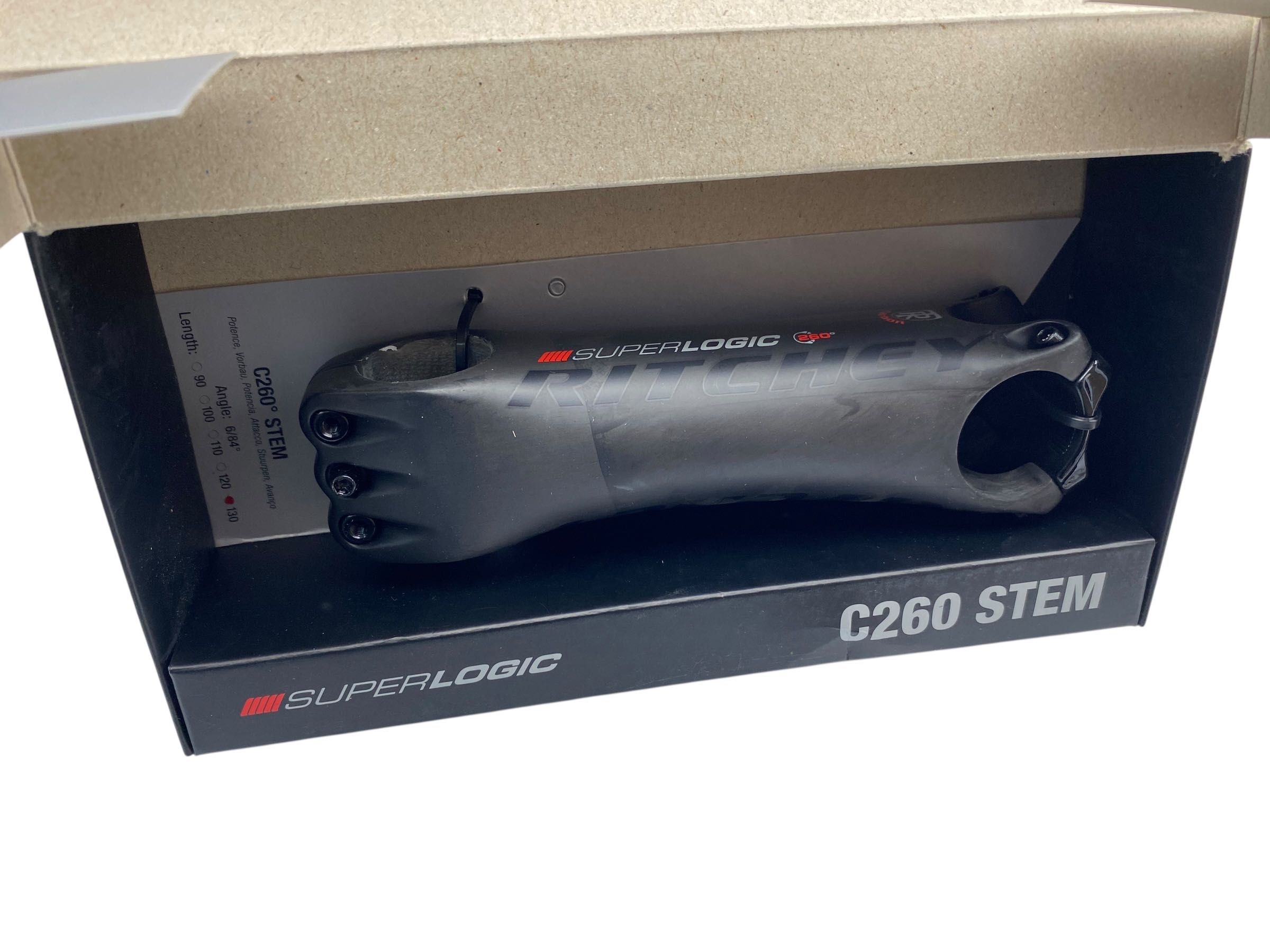 Mostek Ritchey SuperLogic C260, 130mm, 6/84°, 31.6 / nowy /FV /020-067