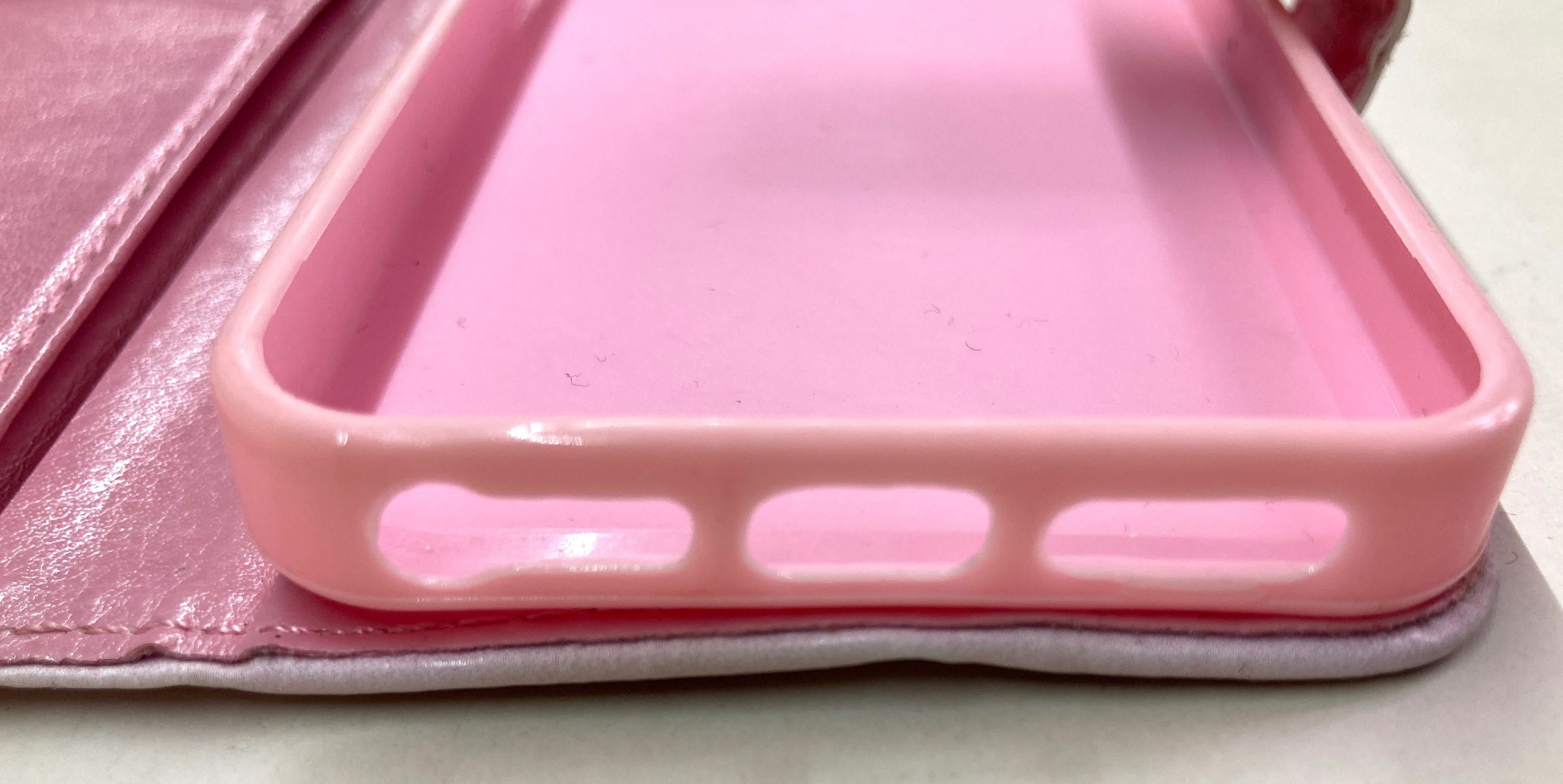 iPhone 5, 5S, SE  ETUI flamingi składane portfel