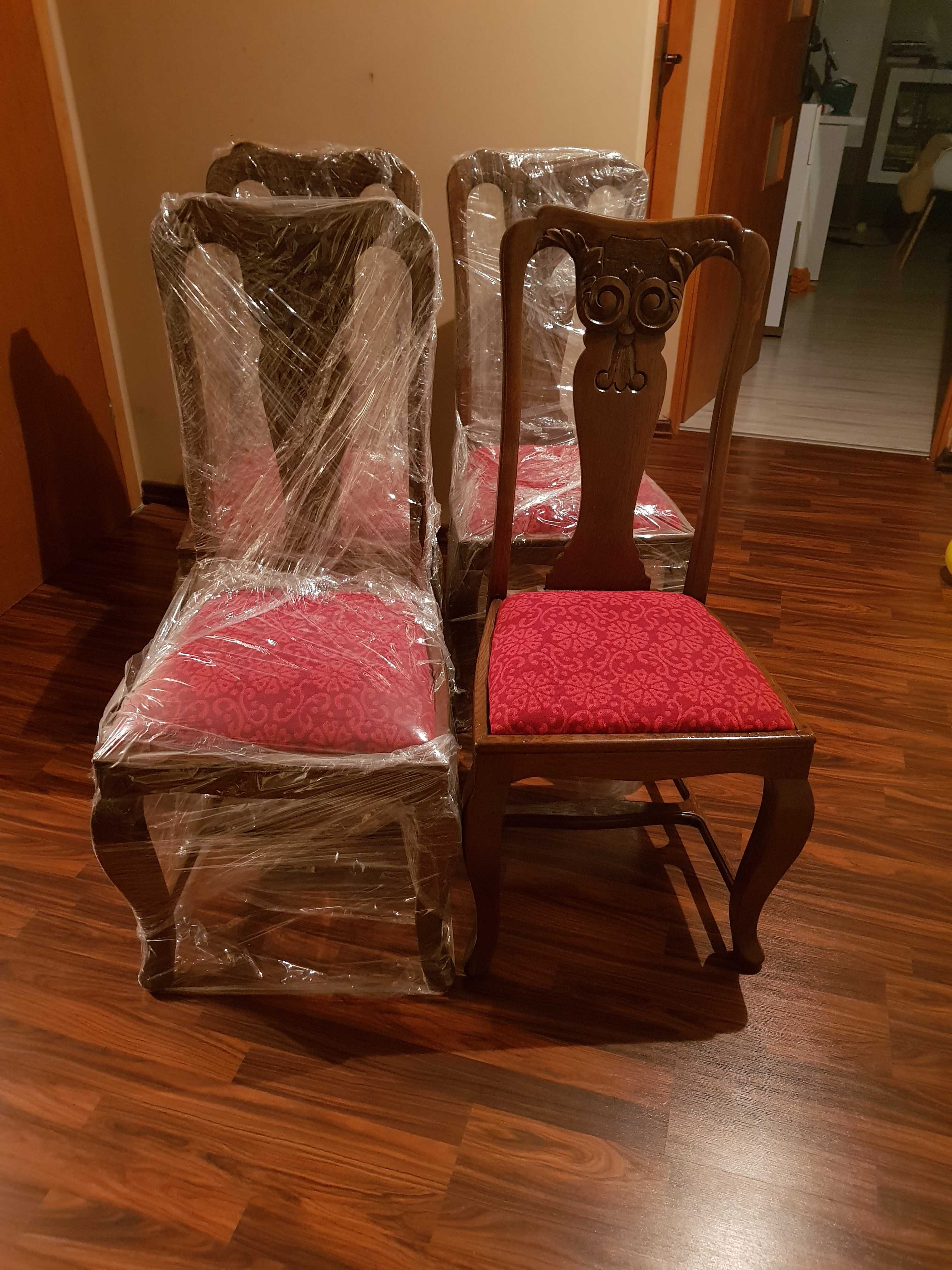 Antyczny komplet krzeseł