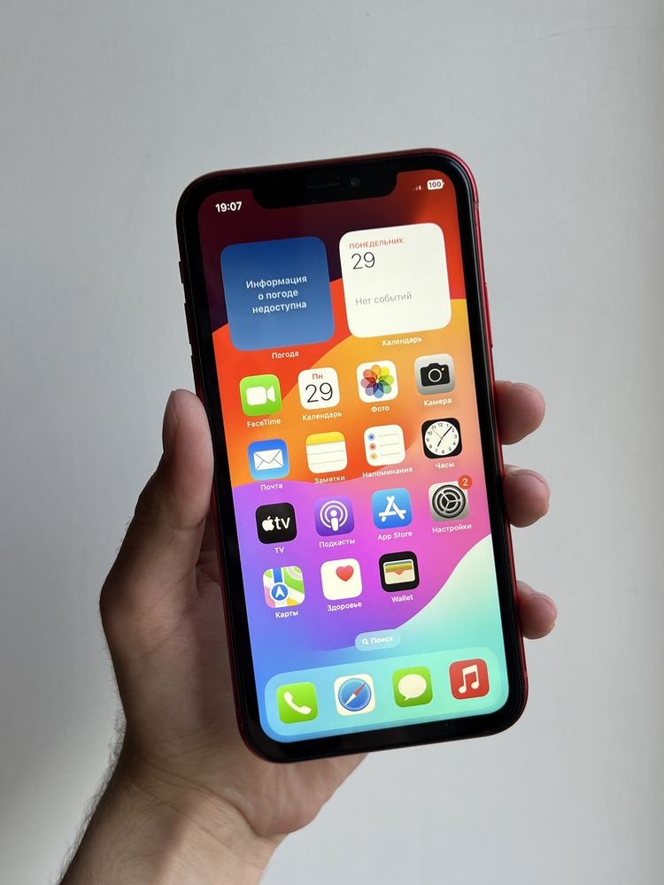 iPhone XR 128 Gb Product Red Neverlock АКБ 83%, без Face id