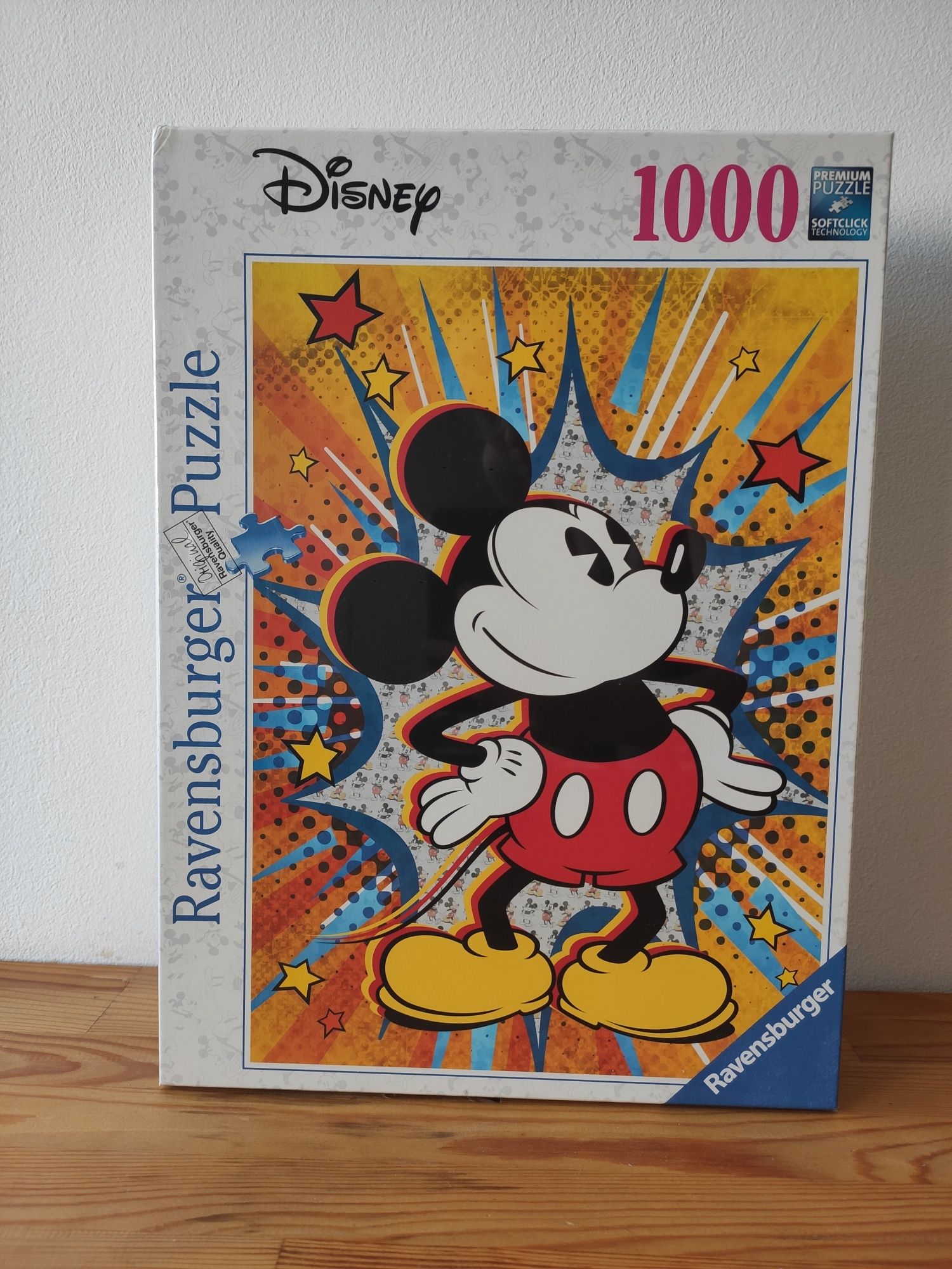 NOWE Puzzle 1000 Ravensburger Retro Mickey zamienię na inne Disney