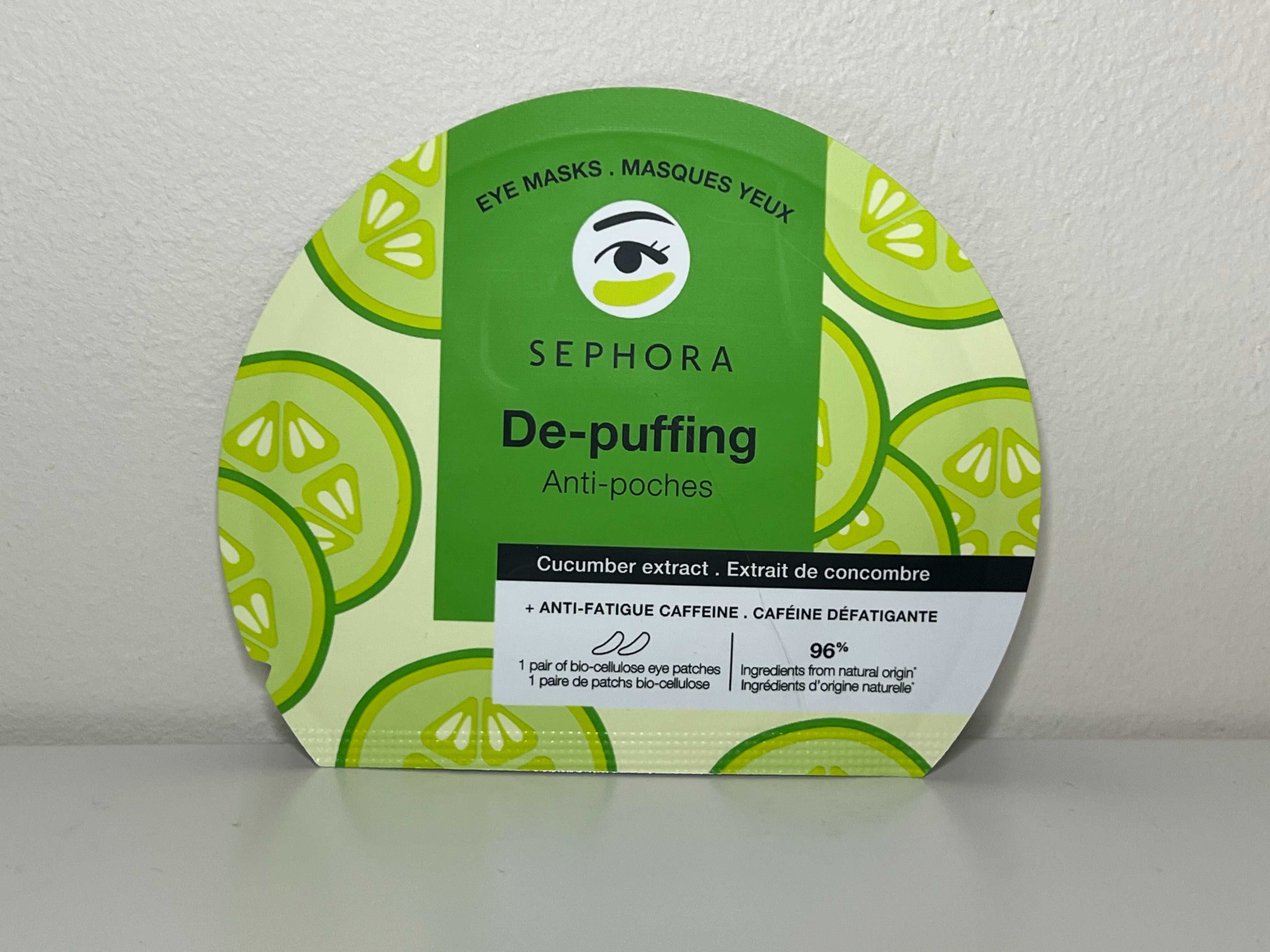 SEPHORA Anti-Fatigue Eye Masks Biocelulozowe maski na oczy płatki 2SZT