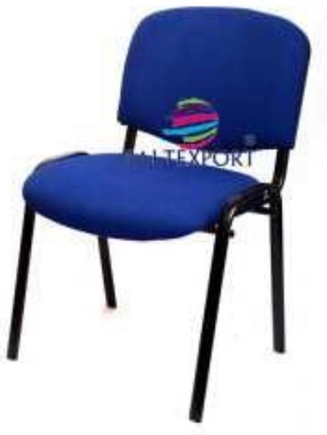 Cadeira Visitante Fixa 4 Pes Multiusos Reunião Igreja Rev.Tecido Pele